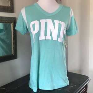 Pink sea-foam colored T-shirt